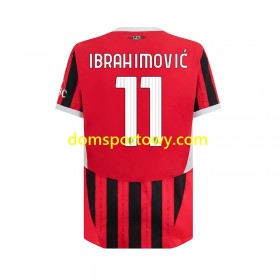 Koszulka AC Milan ibrahimovic 11 Domowe Koszulki Piłkarskie 2024-2025 Krótki Rękaw